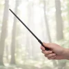 Coffret de baguette magique de luxe snape 35 cm authentique, métal et résine, motifs fantastiques détaillés avec support élégant, boîte cadeau sorcier.