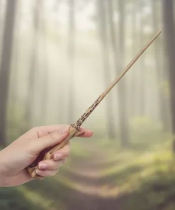 Coffret de baguette magique de luxe voldemort authentique, métal et résine, motifs fantastiques détaillés avec support élégant, boîte cadeau sorcier.
