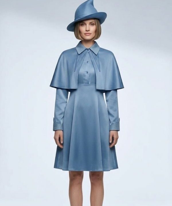 Alternative view of Déguisement magicienne bleue et chapeau - École de magie