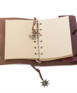 Alternative view of Journal de l'explorateur - Carnet de voyage cuir marron