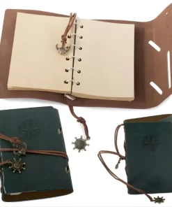Alternative view of Journal de l'explorateur - Carnet de voyage cuir vert