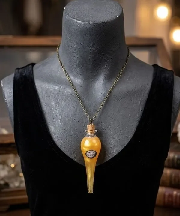 Alternative view of Collier pendentif fiole "Elixir de chance" Felix Felicis coffret