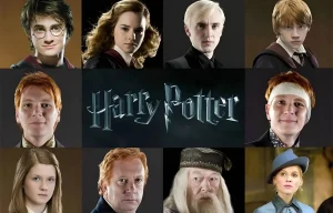 Portraits des acteurs principaux de Harry Potter lors d'une présentation officielle aux studios Warner Bros.