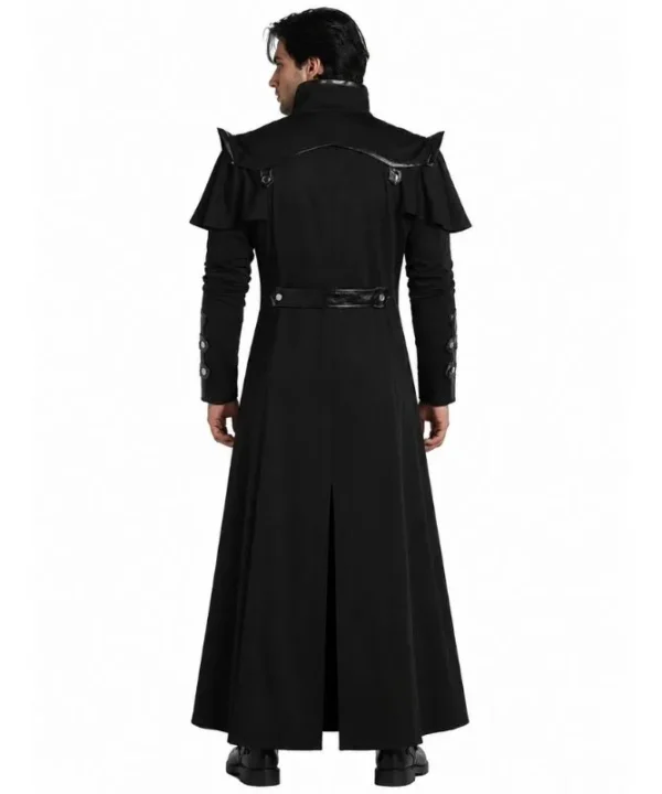 Alternative view of Manteau Gothique Noir Assassin
