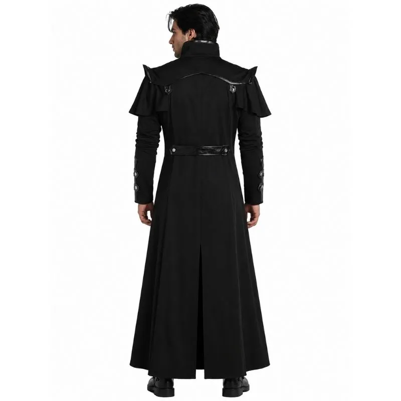 Manteau Gothique Noir Assassin – Image 2