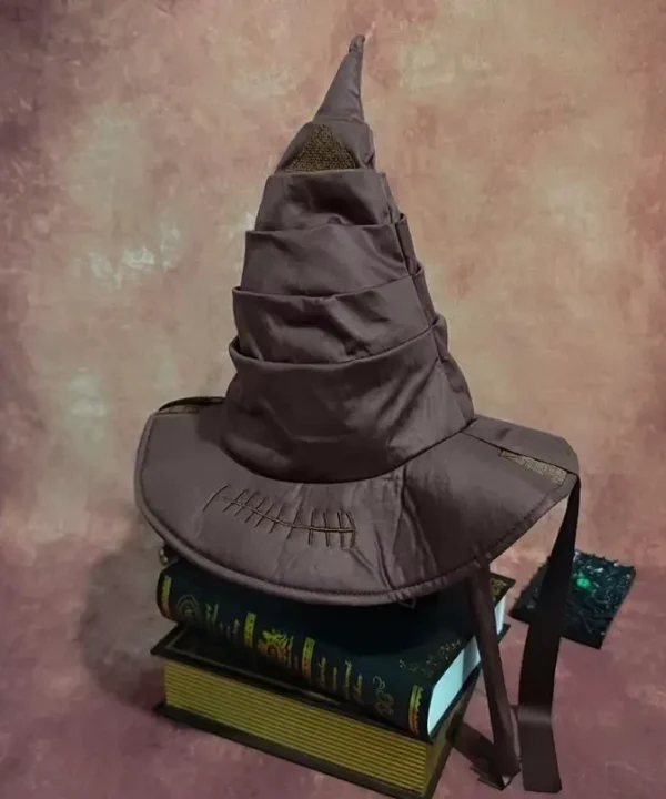 Chapeau de sorcier marron vintage