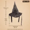 Chapeau de Sorcier Marron Vintage – Image 4