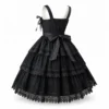 Robe Gothique Lolita Noire – Image 4