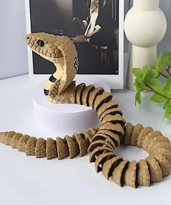 Alternative view of Serpent Articulé Cobra en Impression 3D