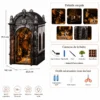 Maquette Book Nook Repaire du Dragon à construire avec décor fantastique